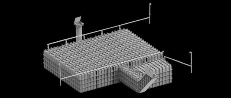 Schron modułowy FORORAK – układ podziemny z segmentami i pionami instalacyjnymi